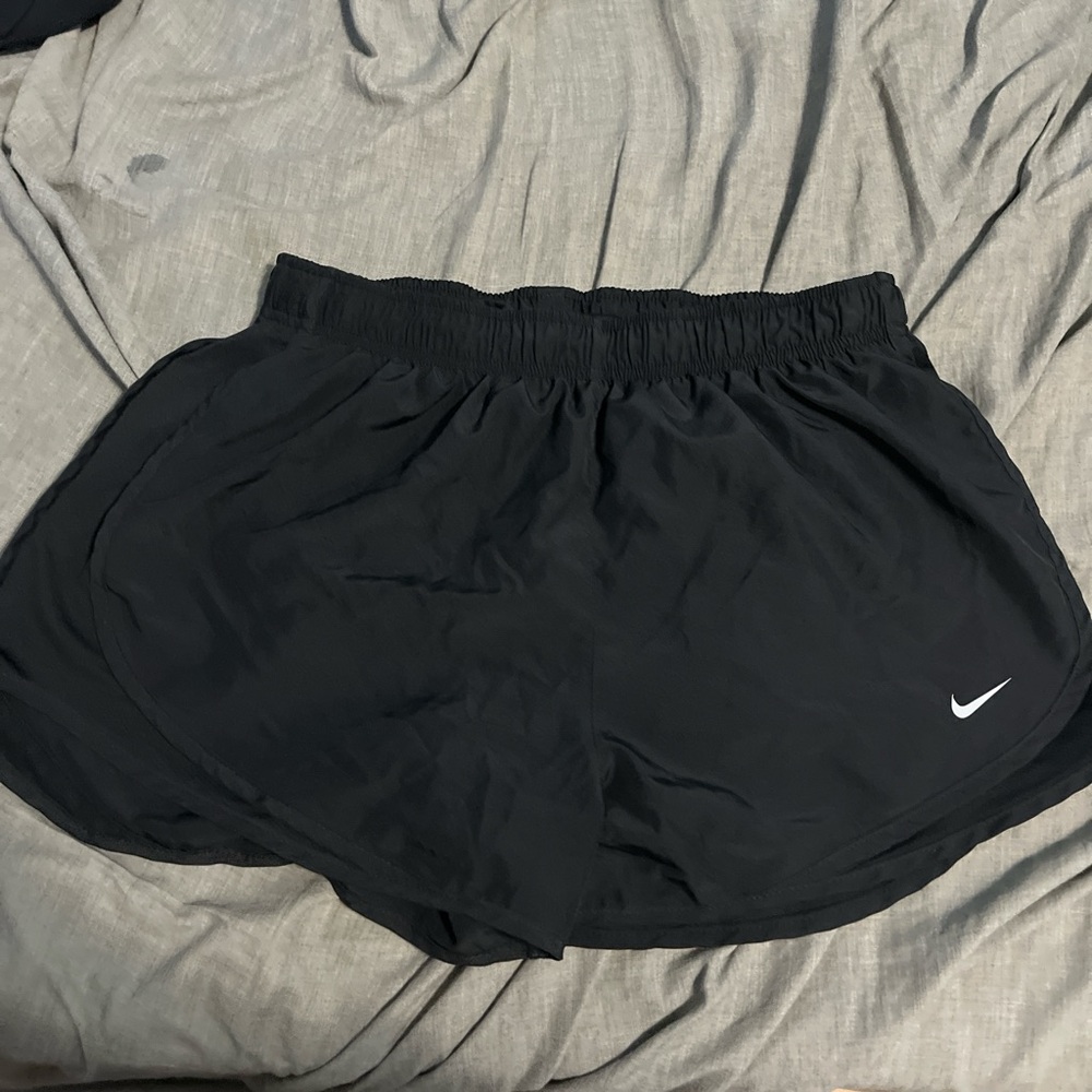 Nike Black Athletic Shorts Lightweight Elastic Waist